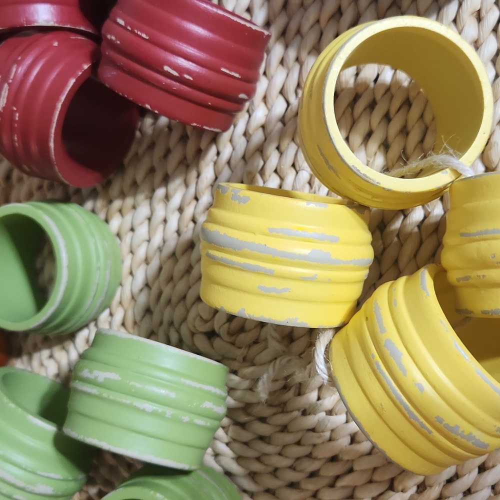 Rustic napkins rings. - Picture 4 of 6
